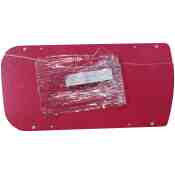 Left Pedal Plate Cover (Red Pedal Reflector)