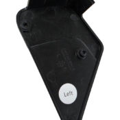 Left Front Black Pedal Leg End Cover